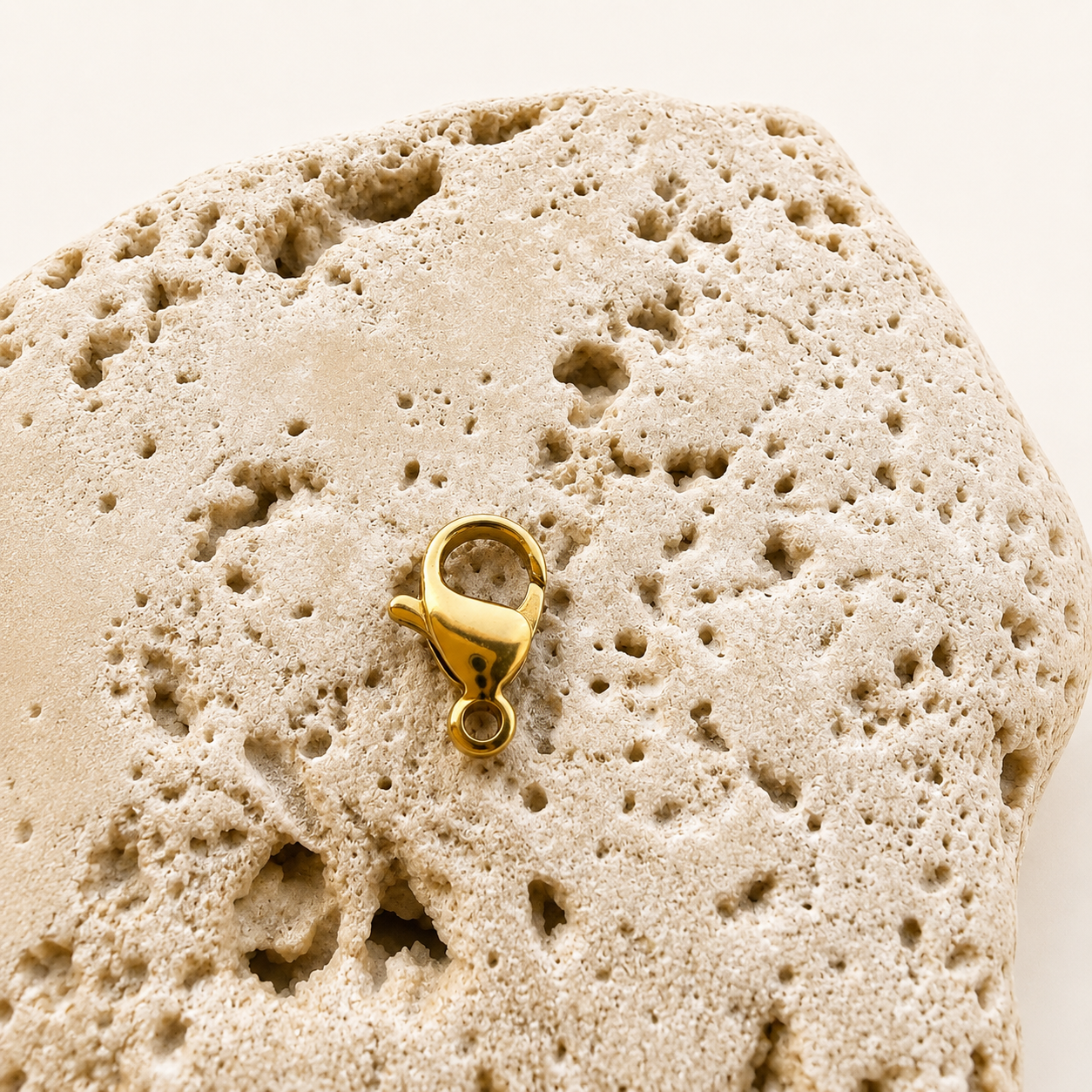 13mm Light Gold Lobster Clasp