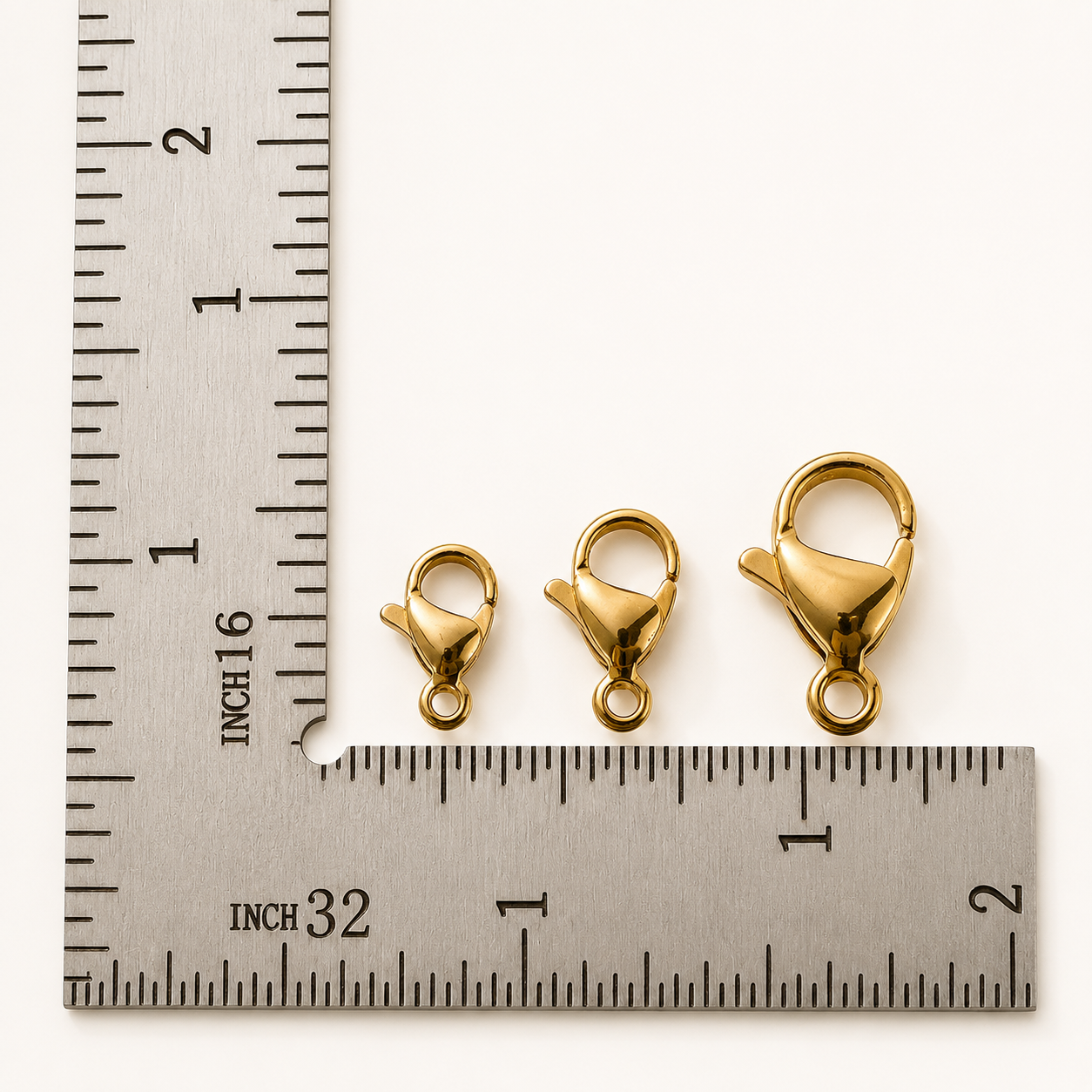 Antiqued Gold IP Lobster Clasp - Multiple Sizes