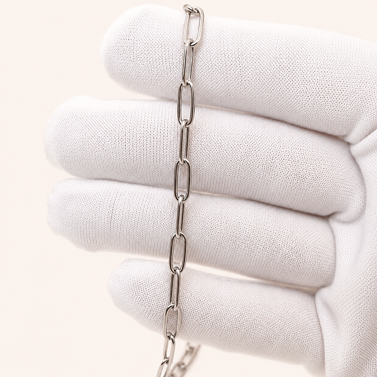 Oval Paperclip Chain – 10x4mm (By the Foot)