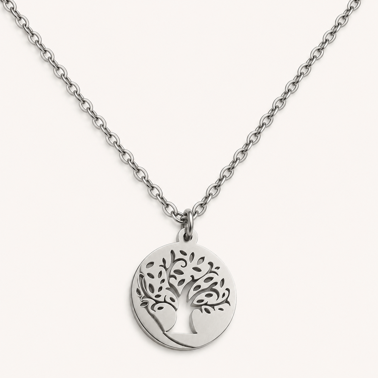 Stainless Steel Tree of Life Necklace