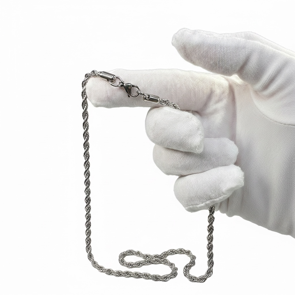 Rope Chain Necklace - Available in 3mm & 4mm