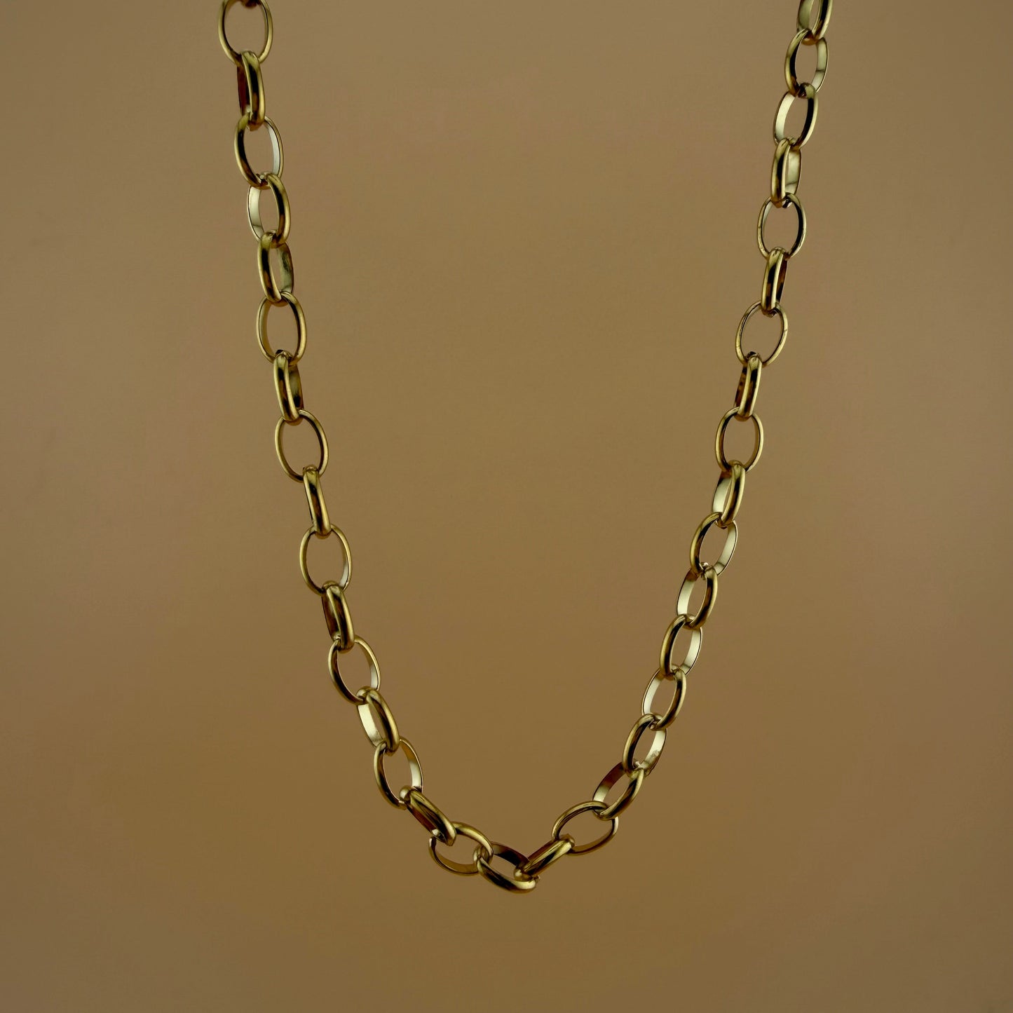 18K Gold-plated Cable Chain Necklace