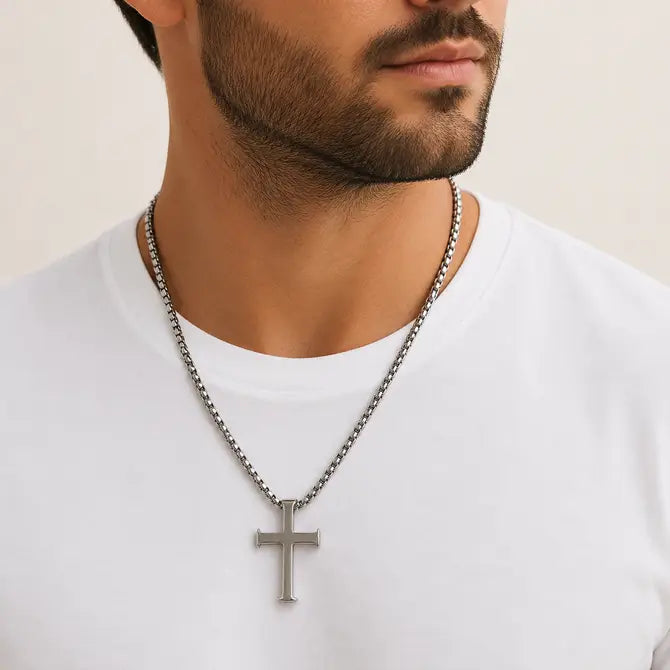 Regal Cross Pendant - 28x19.5mm
