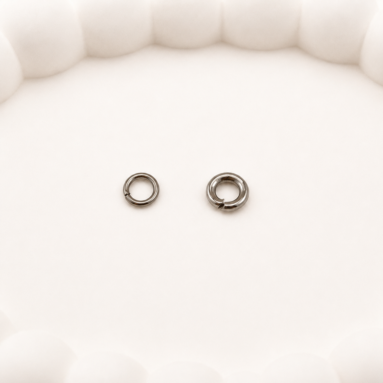 4mm Round Open Jump Rings (Pack of 50)