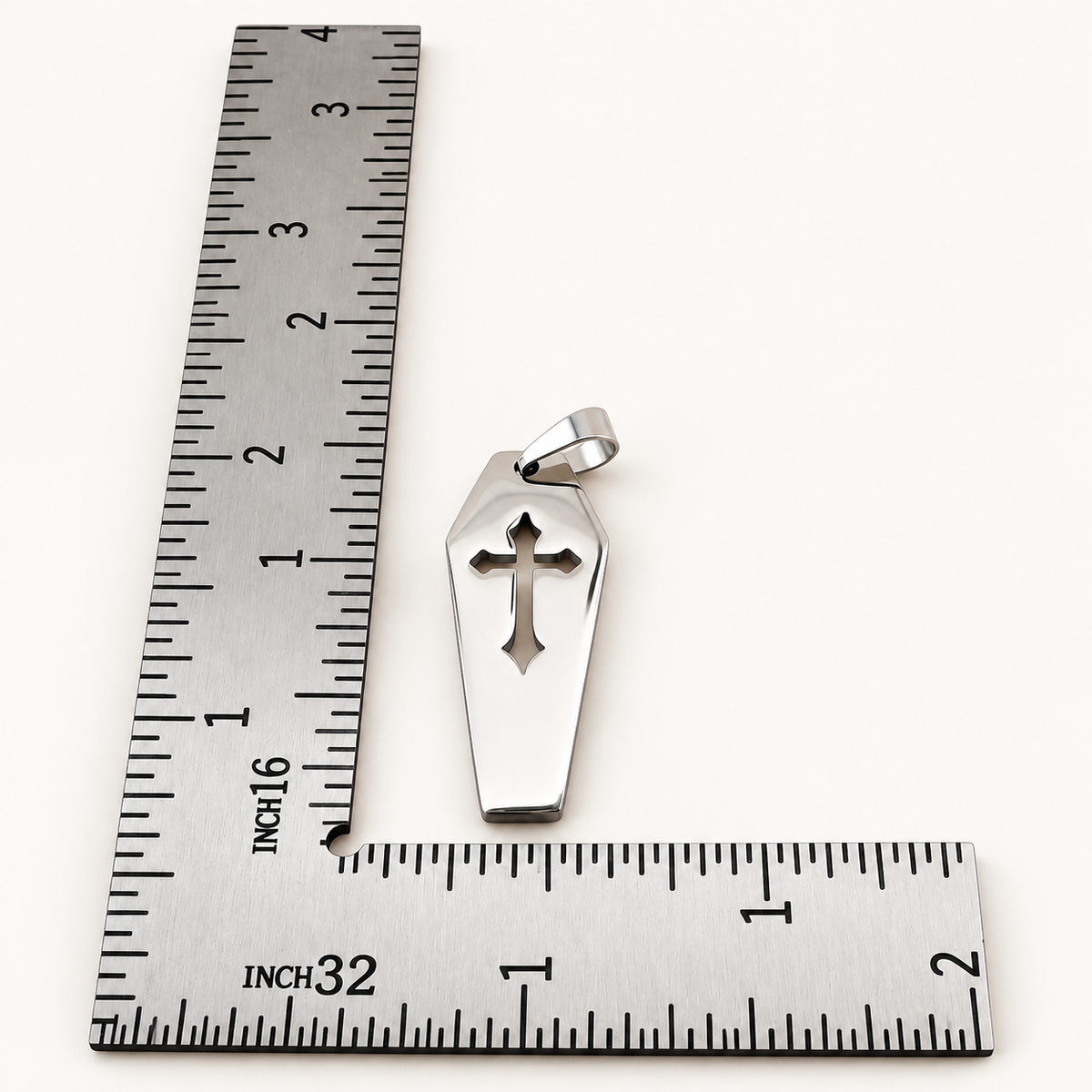 Coffin Cross Charm – 30mm
