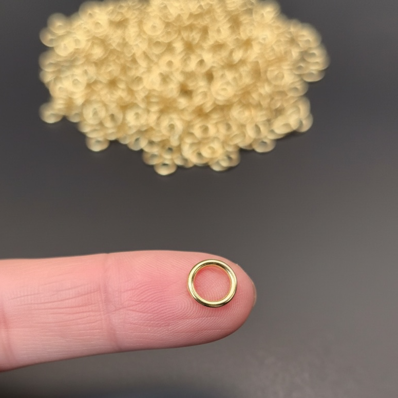 6mm • 18 Gauge - Gold Open Jump Rings (50/100 Packs)