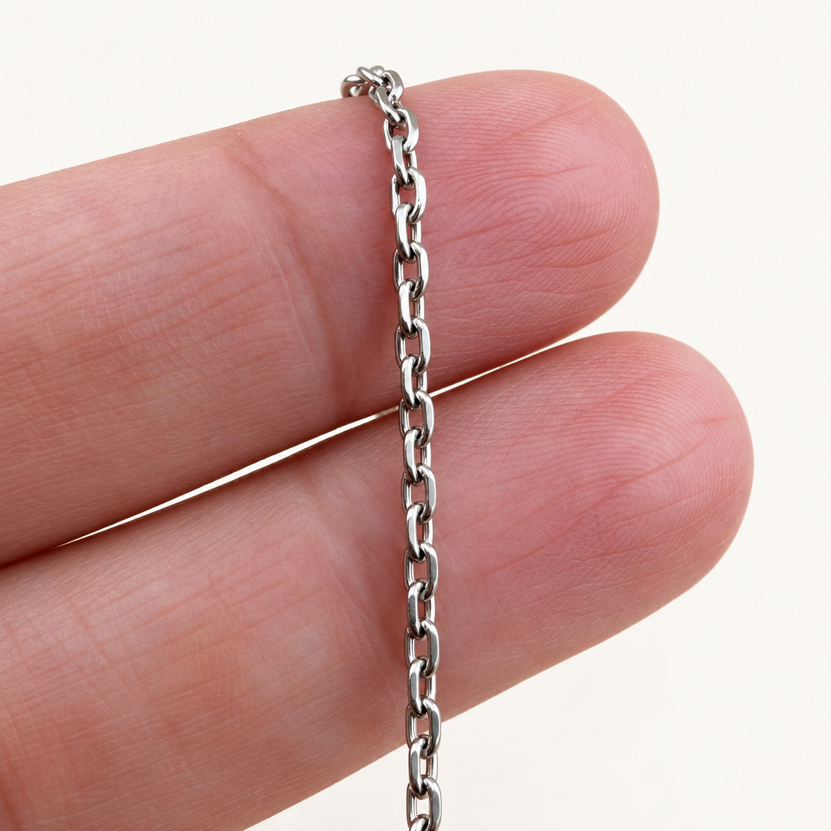 Cross Oval Coin Necklace