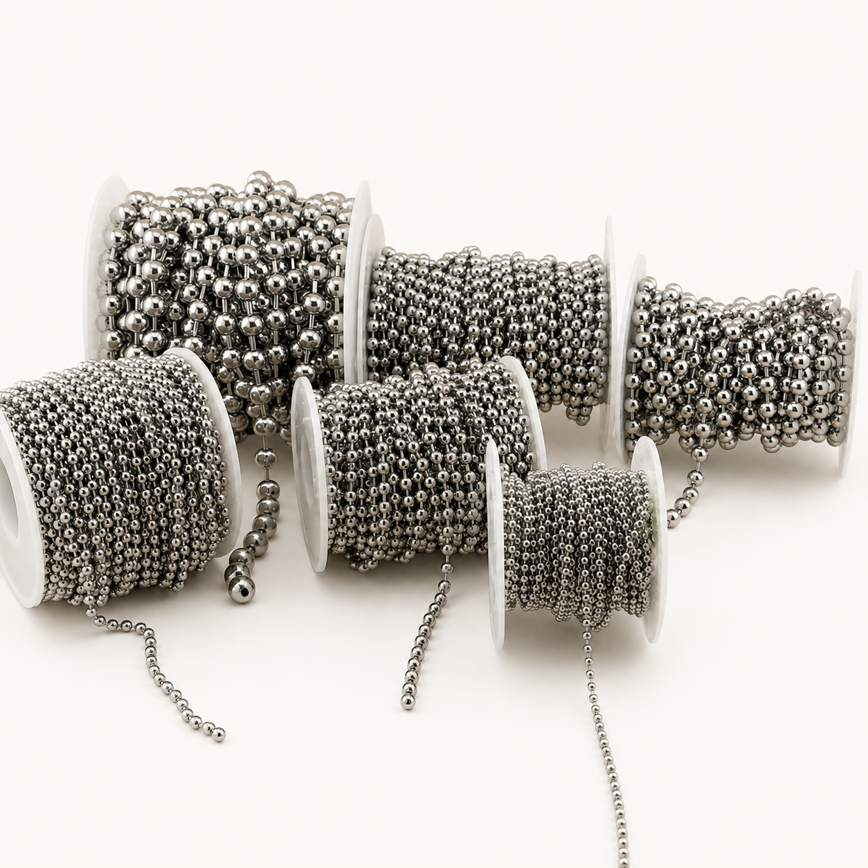 Ball Chain – Multiple Sizes (By the Foot)