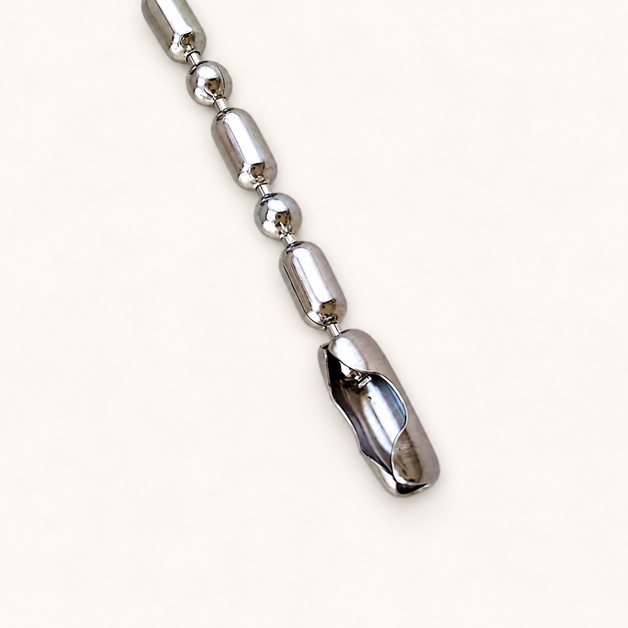 Tube & Ball Chain – 3mm (By the Foot)