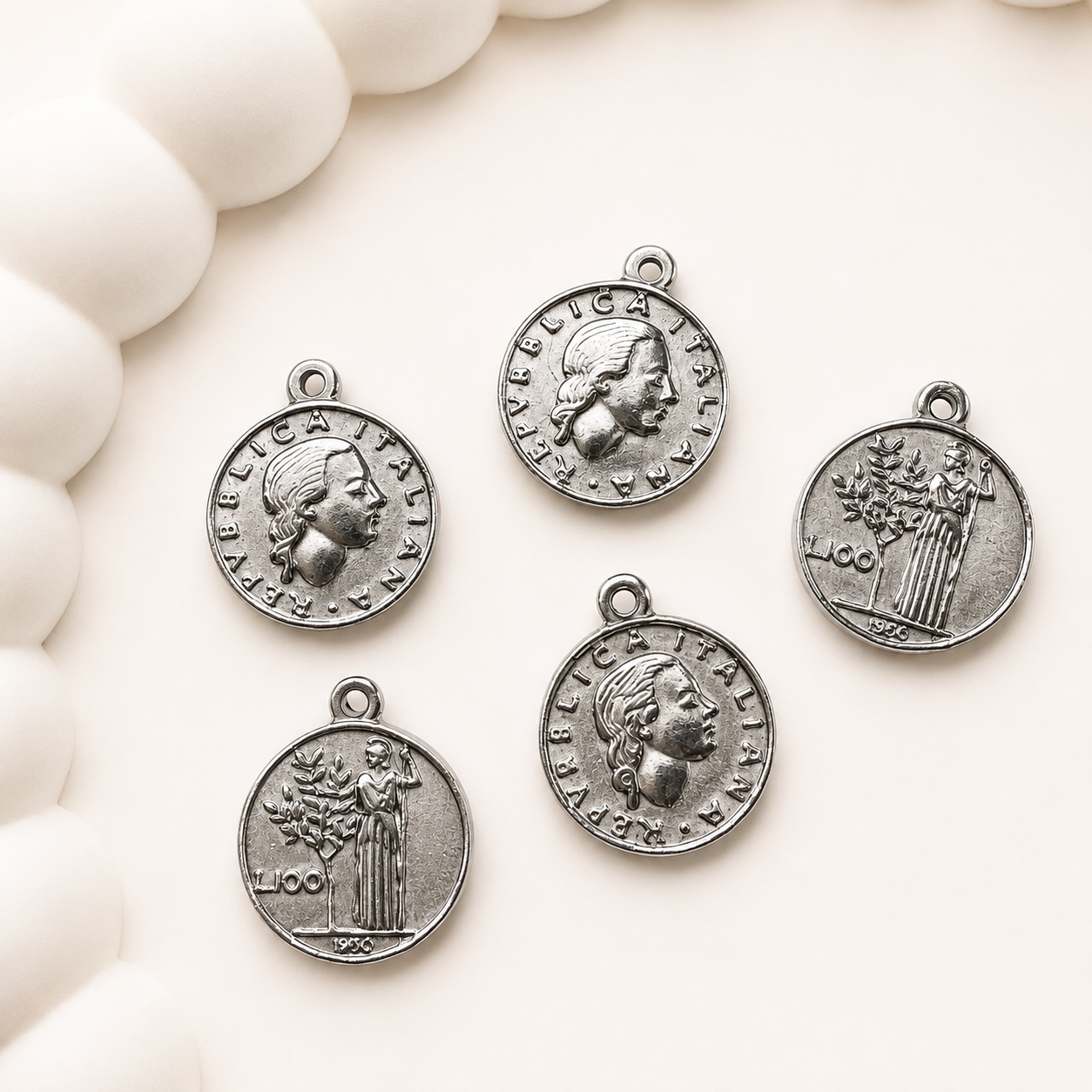 Italian Coin Pendant - 18mm