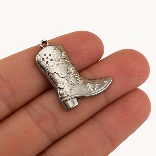 Floral Cowgirl Boot Charm – 27.5mm