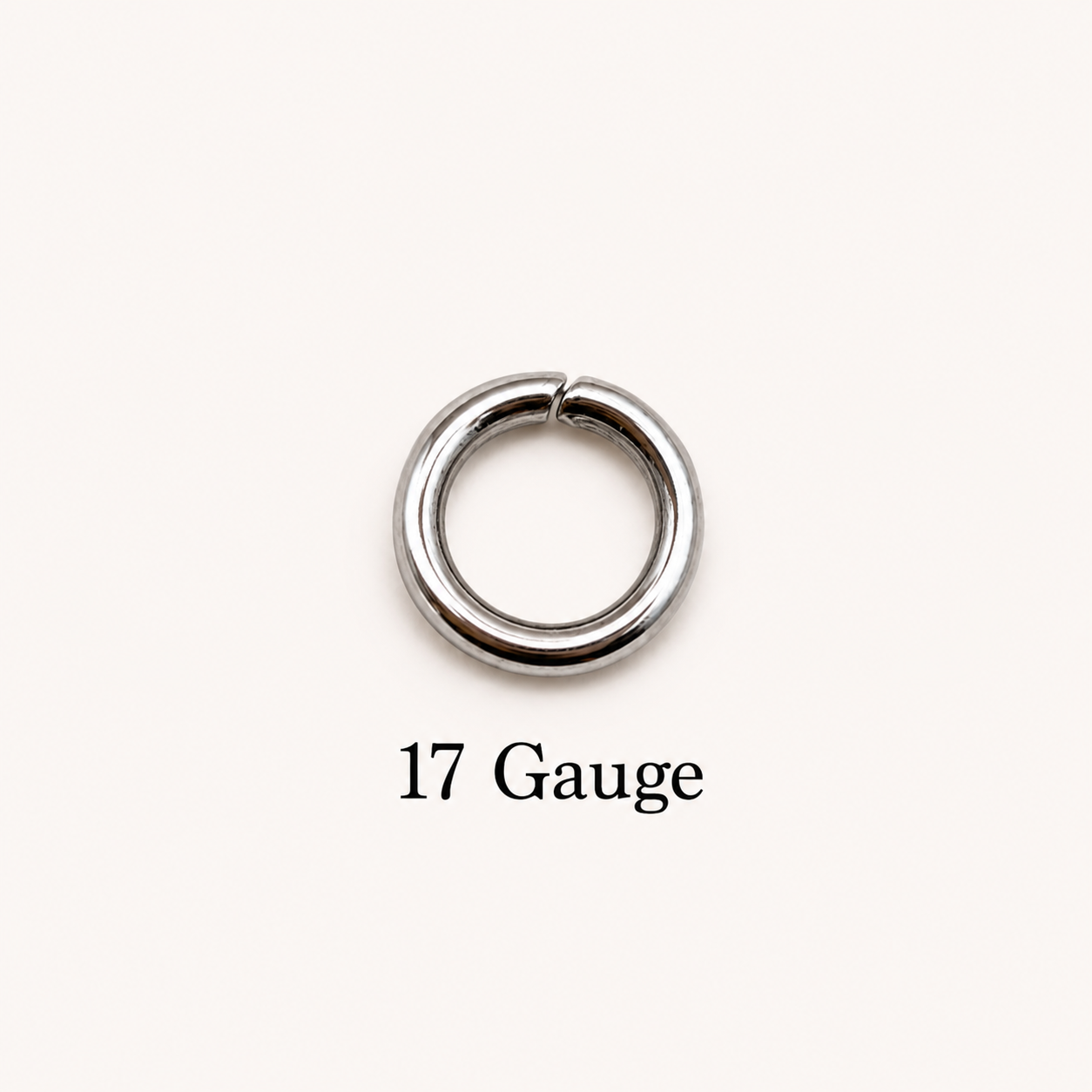 8mm Open Jump Rings - Multiple Gauge Options