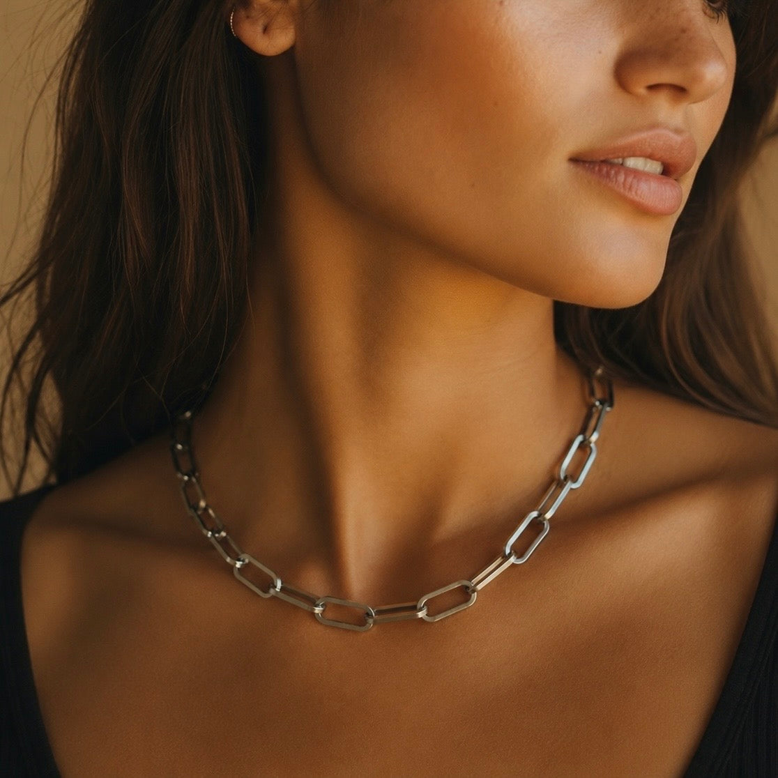 Chunky Paperclip Chain - 18mm (By the Foot)