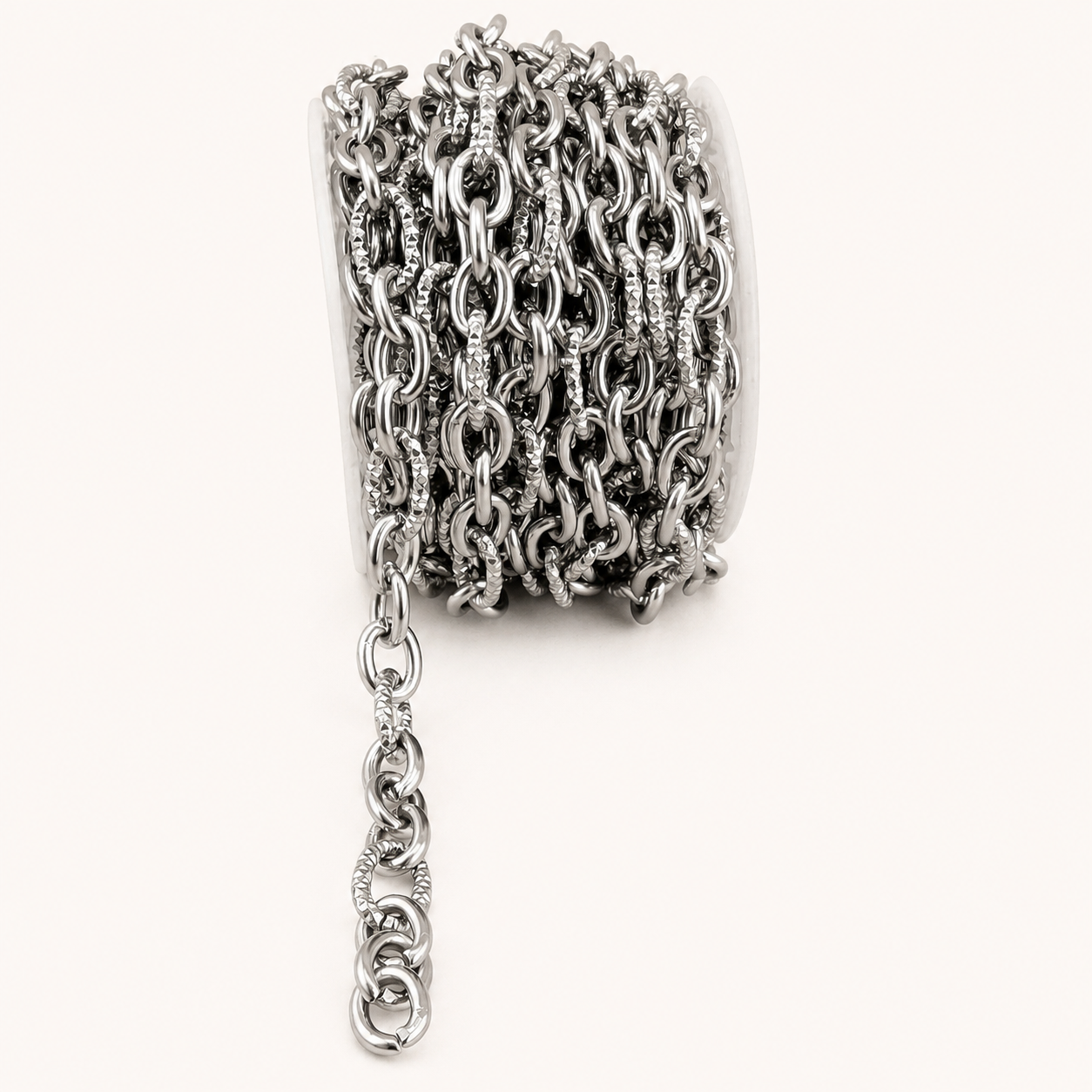 Elongated Alternating Link Chain – 13x7.5mm (By the Foot)