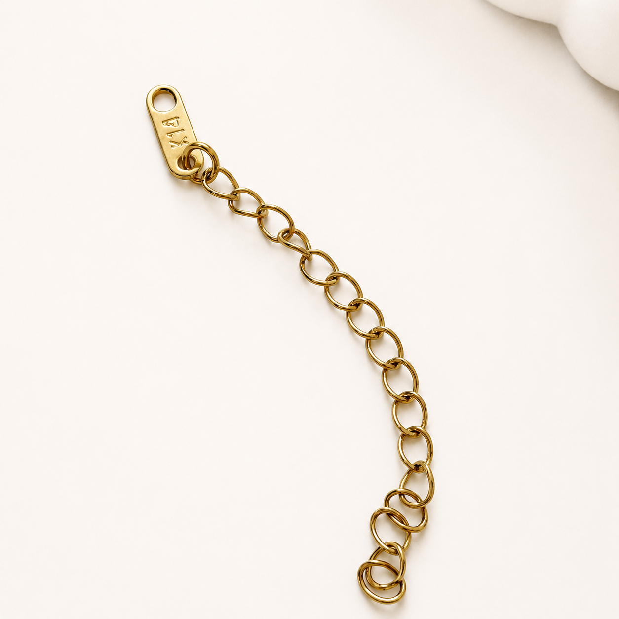 2.5" Gold Chain Extender