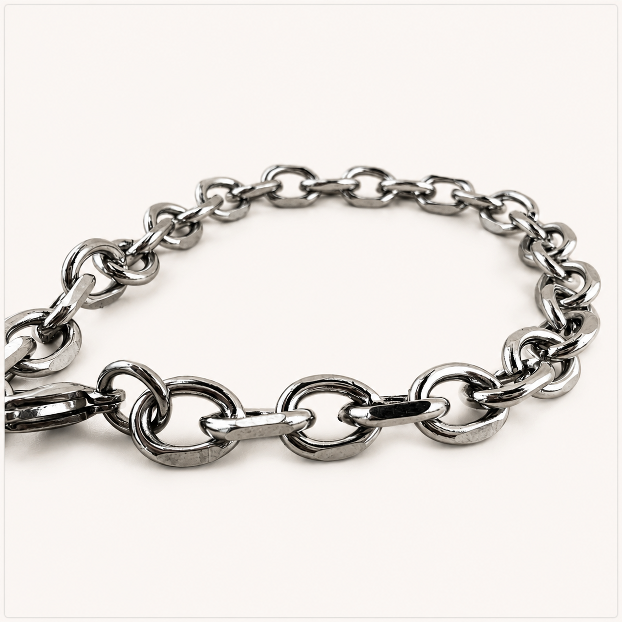 Diamond Cut Link Chain - 10mm (By the Foot)
