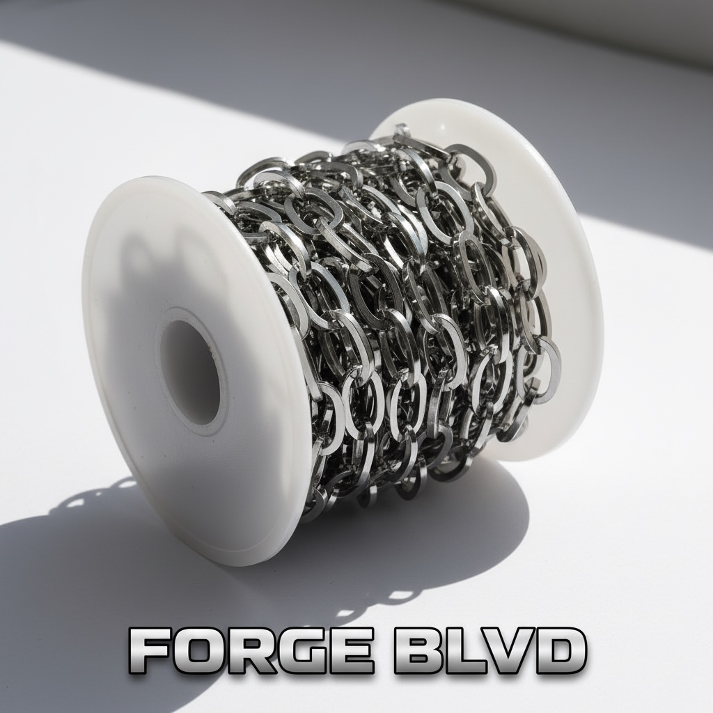 Large Flat Oval Cable Chain – 17.5x11.5mm