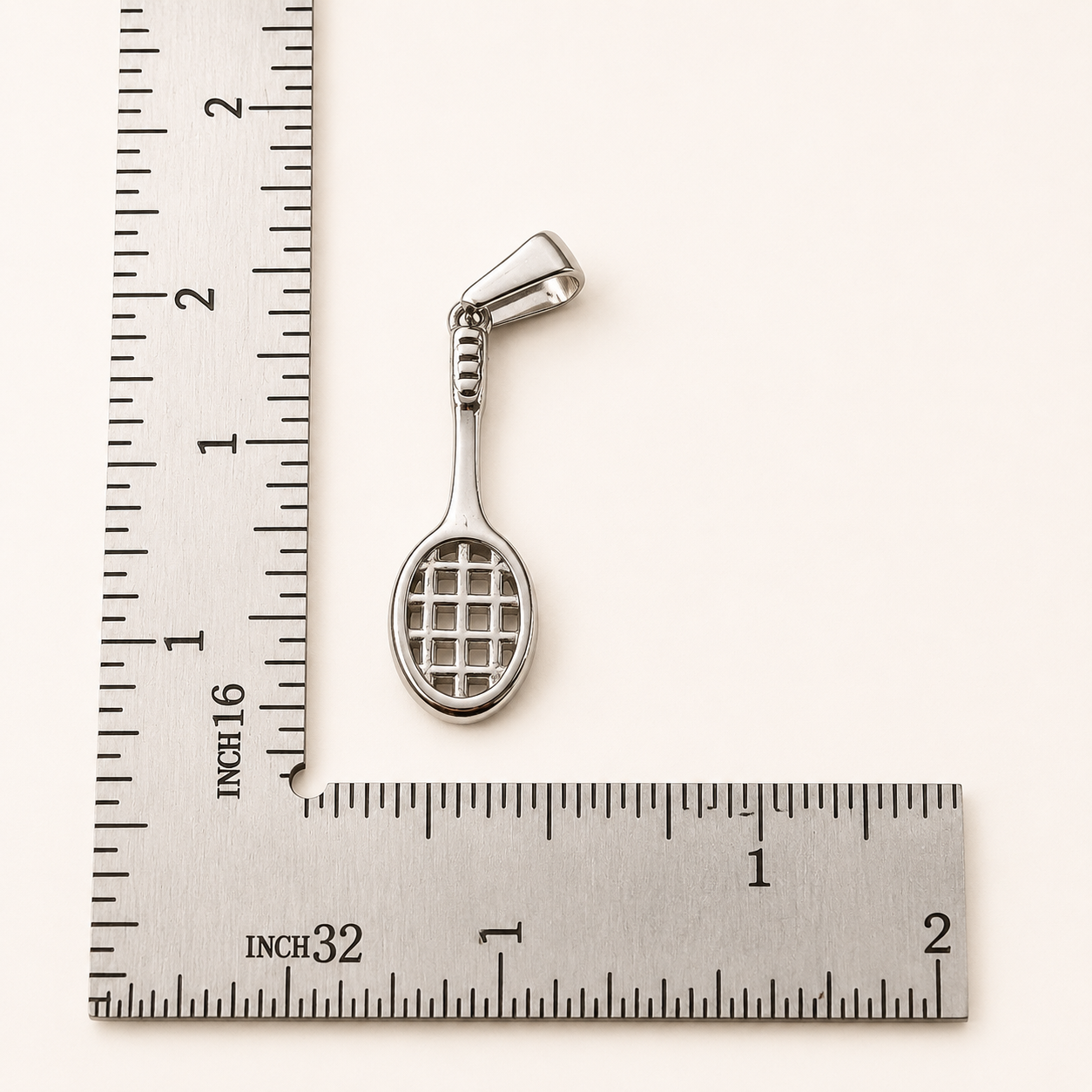 Tennis Racket Pendant - 31x10mm