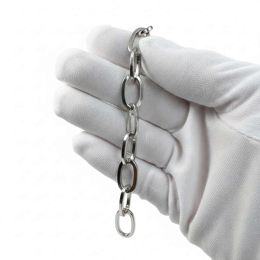 Large Flat Oval Cable Chain – 17.5x11.5mm