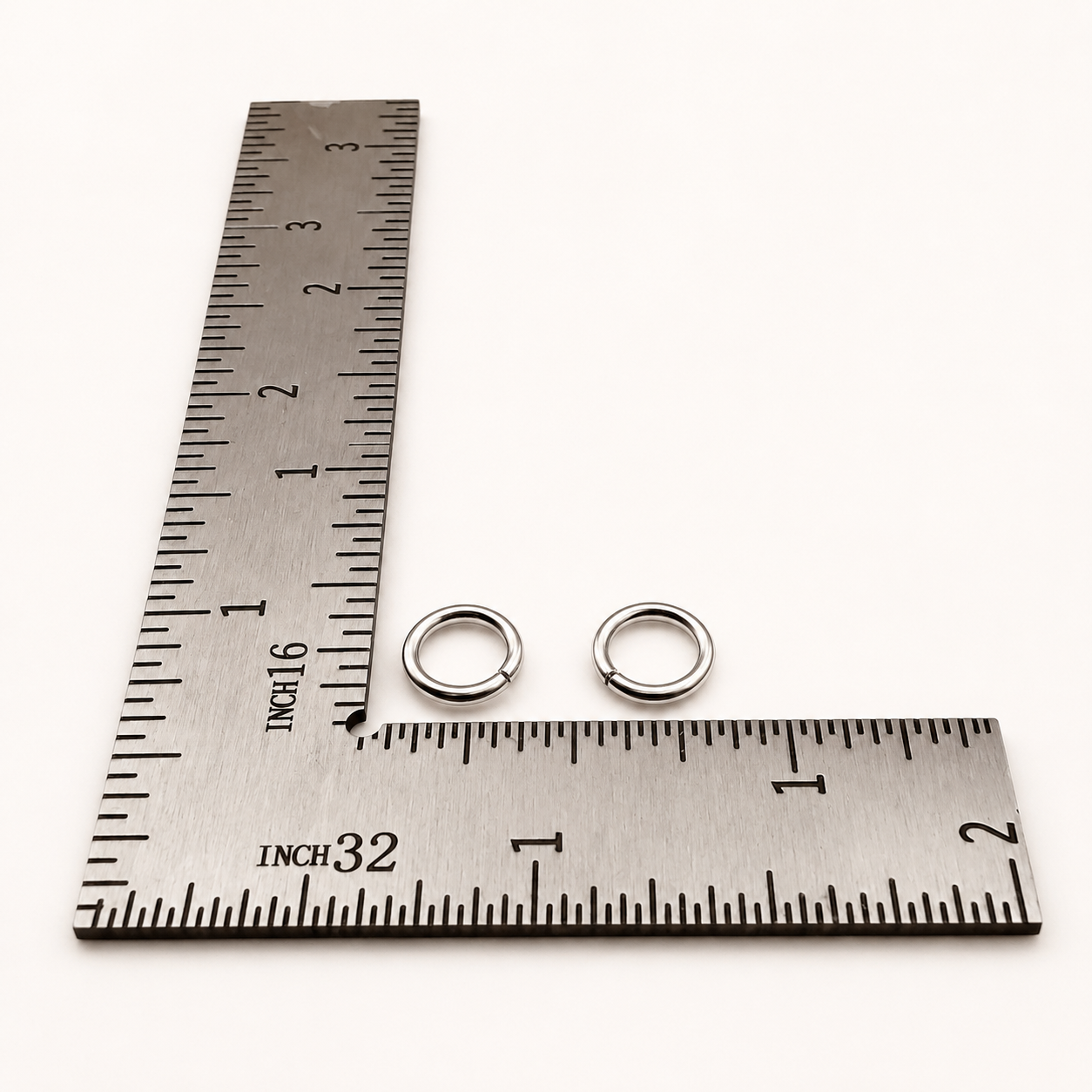 8mm Open Jump Rings - Multiple Gauge Options