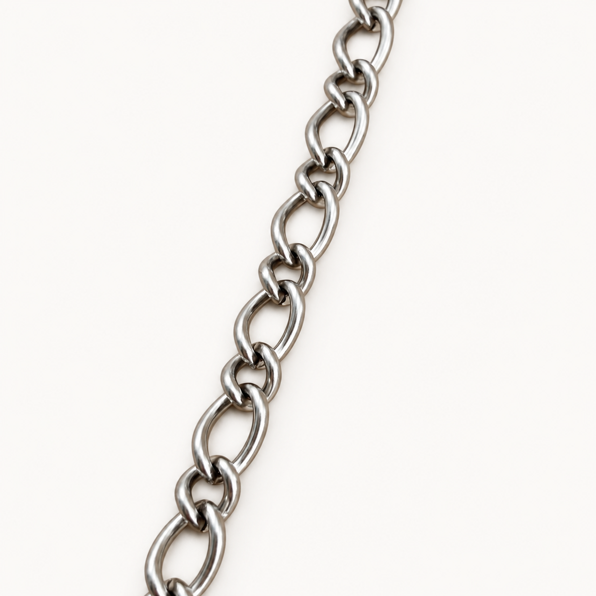 Contemporary Figaro Chain – 6–9mm (By the Foot)