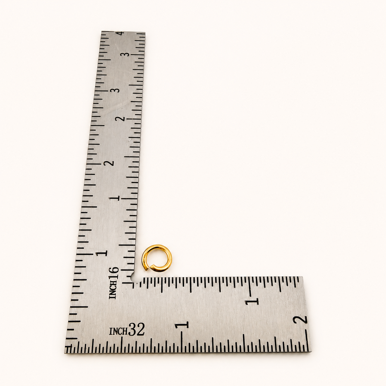 7mm • 17 Gauge - 18K Gold Open Jump Rings (50 Pack)