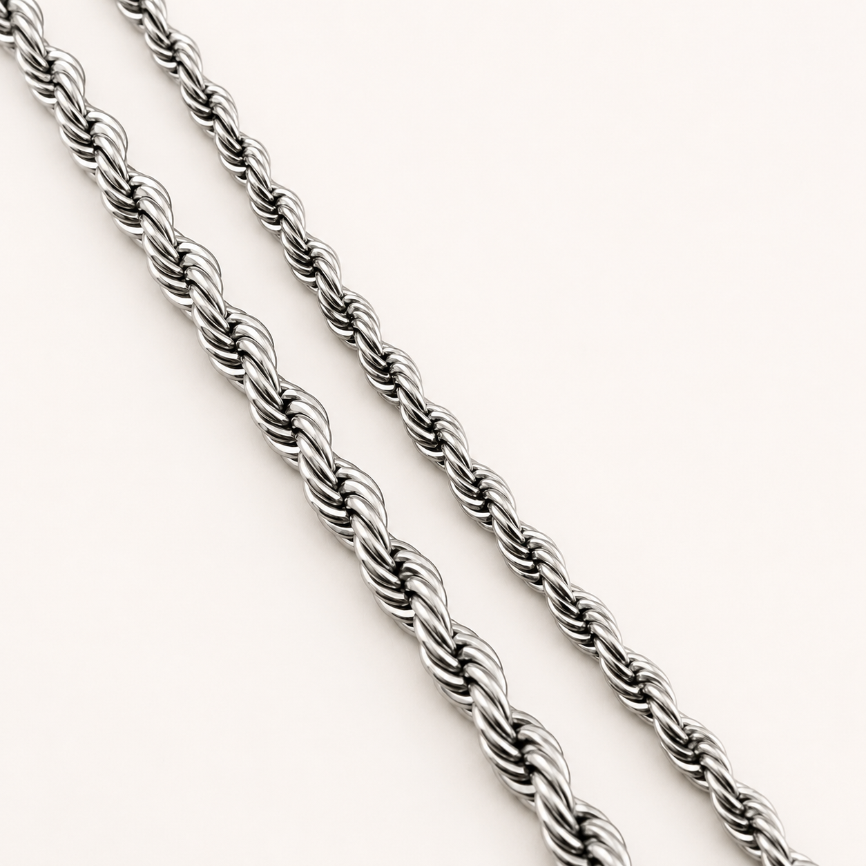 Rope Chain Necklace - Available in 3mm & 4mm