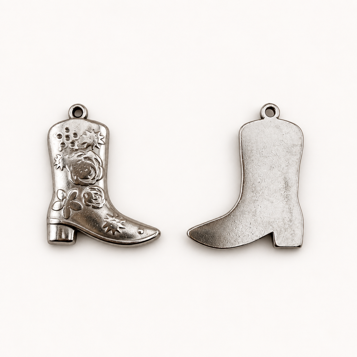 Floral Cowgirl Boot Charm – 27.5mm
