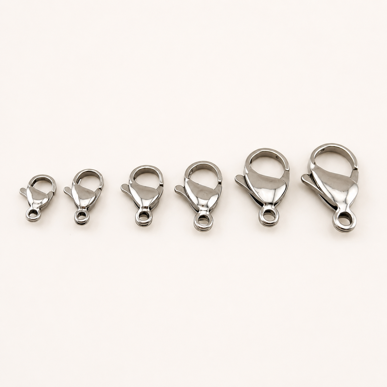 Classic Lobster Clasps - Multiple Sizes (10-19mm)