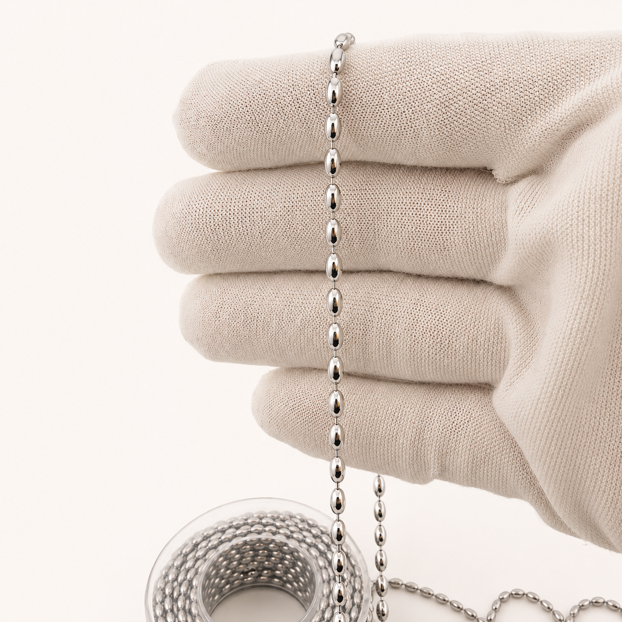 Rice Ball Chain - 4x2.4mm