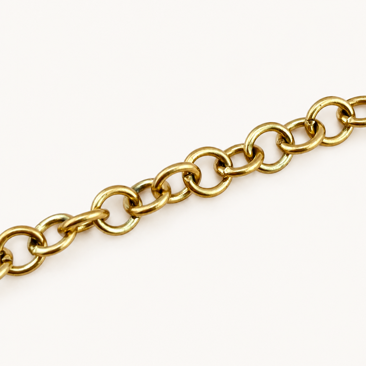 18K Gold Ion Plated Round Chain – 5mm
