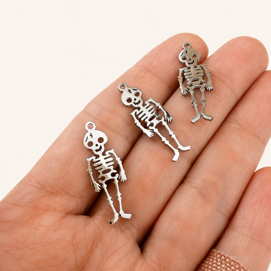 Skeleton Charm – 28mm Stainless Steel