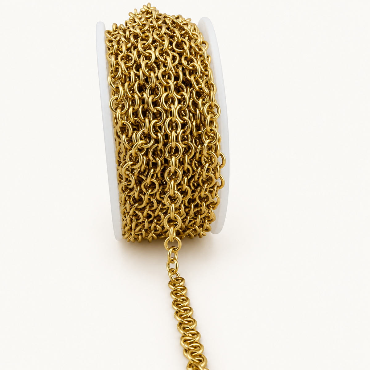 18K Gold Ion Plated Round Chain – 5mm