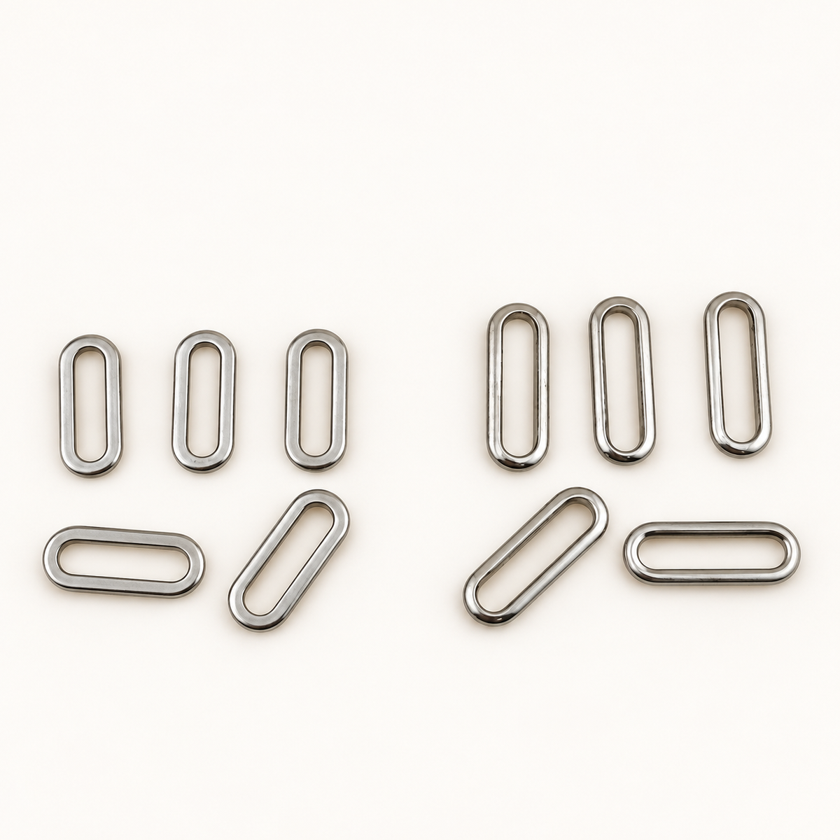 Oval Linking Connector Rings - Multiple Sizes