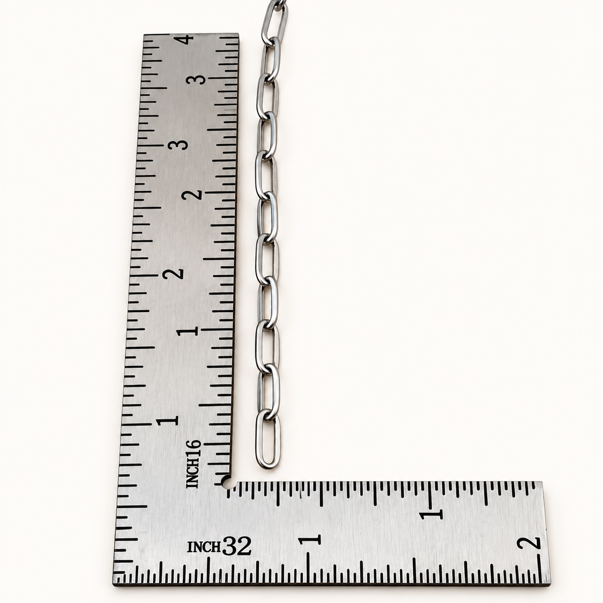 Slim Paperclip Chain - 9x3mm (By the Foot)
