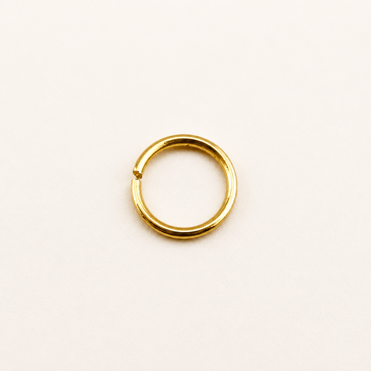 24K Gold Open Jump Rings - Multiple Sizes
