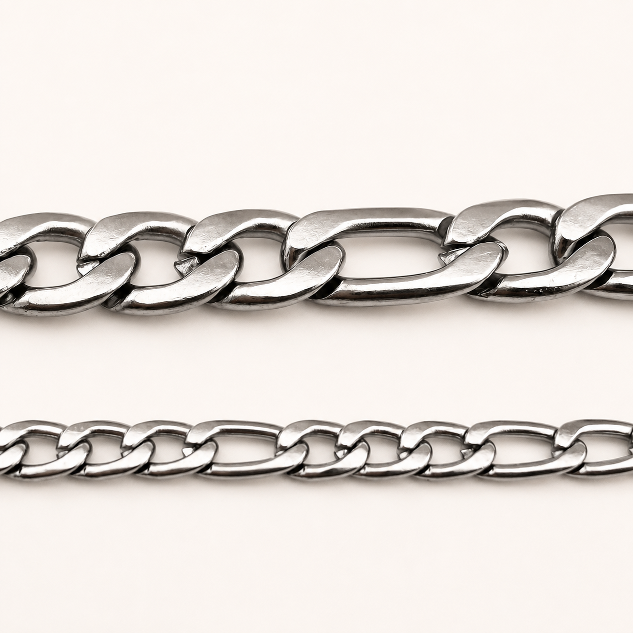 Figaro Chain Necklace - 4mm & 7mm