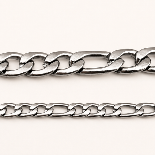 Figaro Chain Necklace - 4mm & 7mm