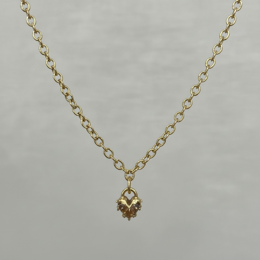 Spike Heart Necklace