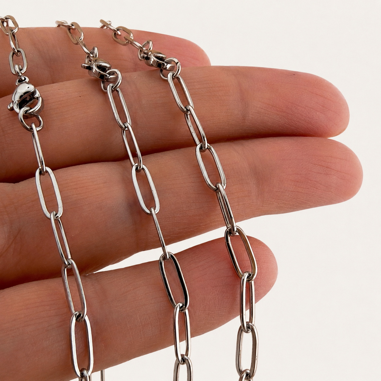 Paperclip Chain Necklace – Multiple Lengths