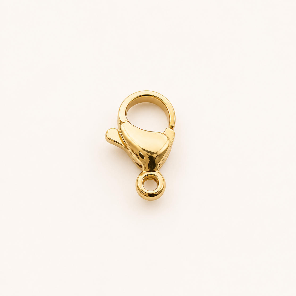 11mm 24K Gold Lobster Clasp