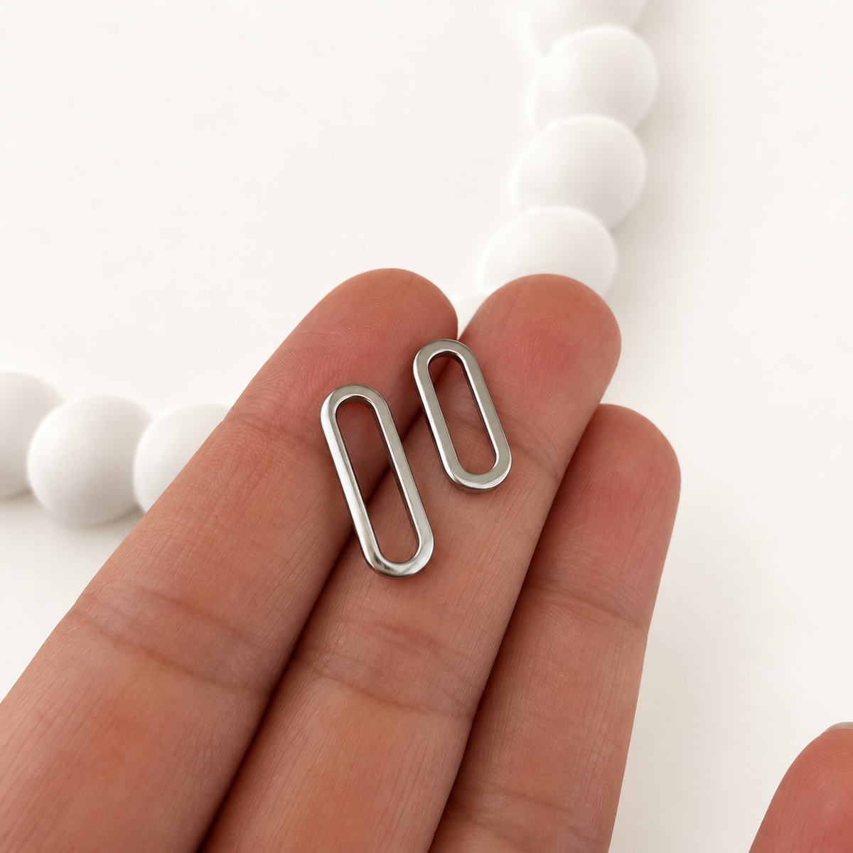 Oval Linking Connector Rings - Multiple Sizes