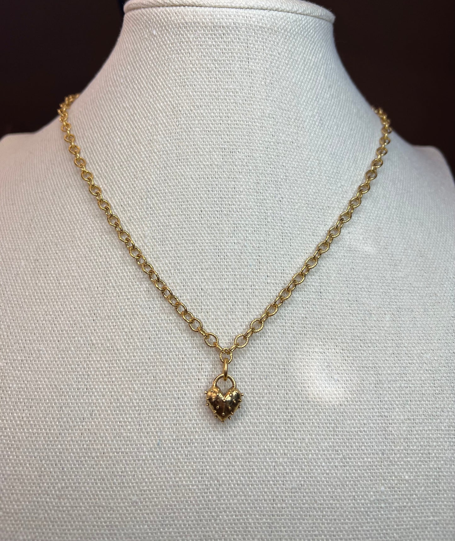 Spike Heart Necklace