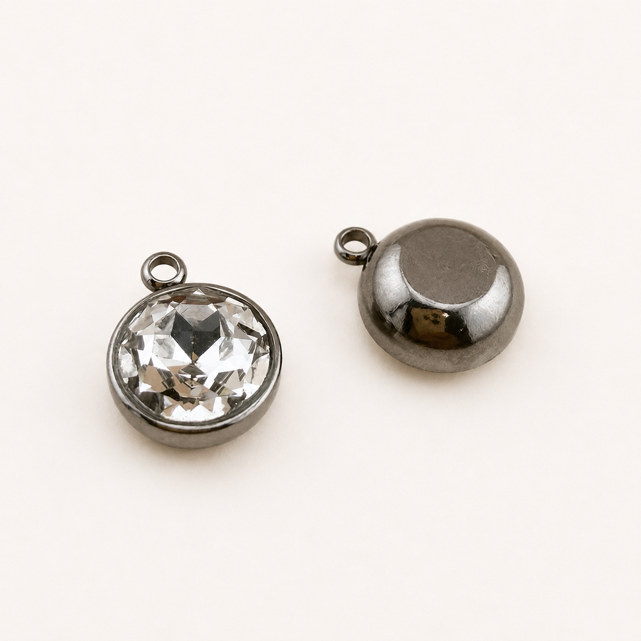Clear K9 Glass Rhinestone Pendant – 18x14mm