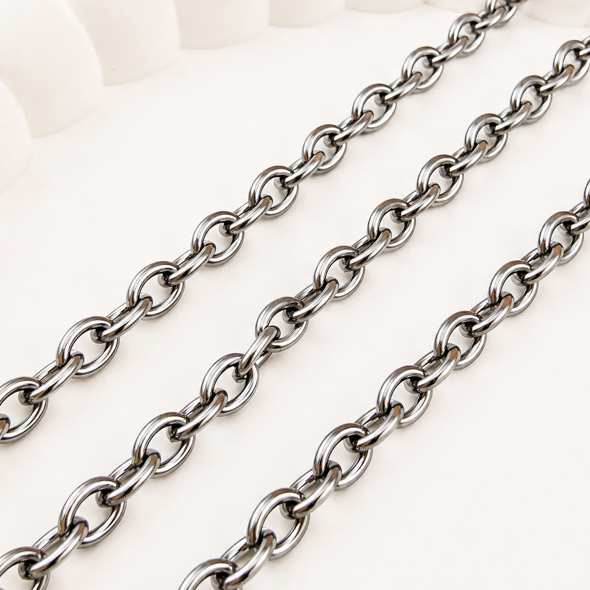 316 Surgical Stainless Steel Cable Chain – 6mm (By the Foot)