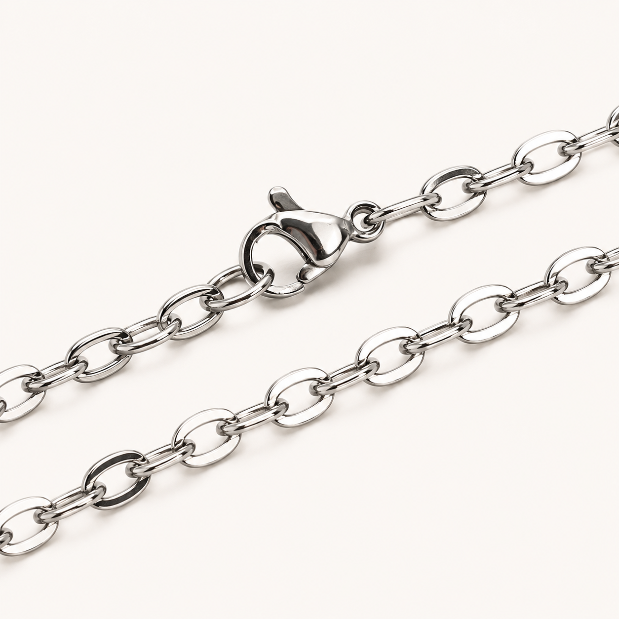 4mm Cable Chain Necklace - 23.7"