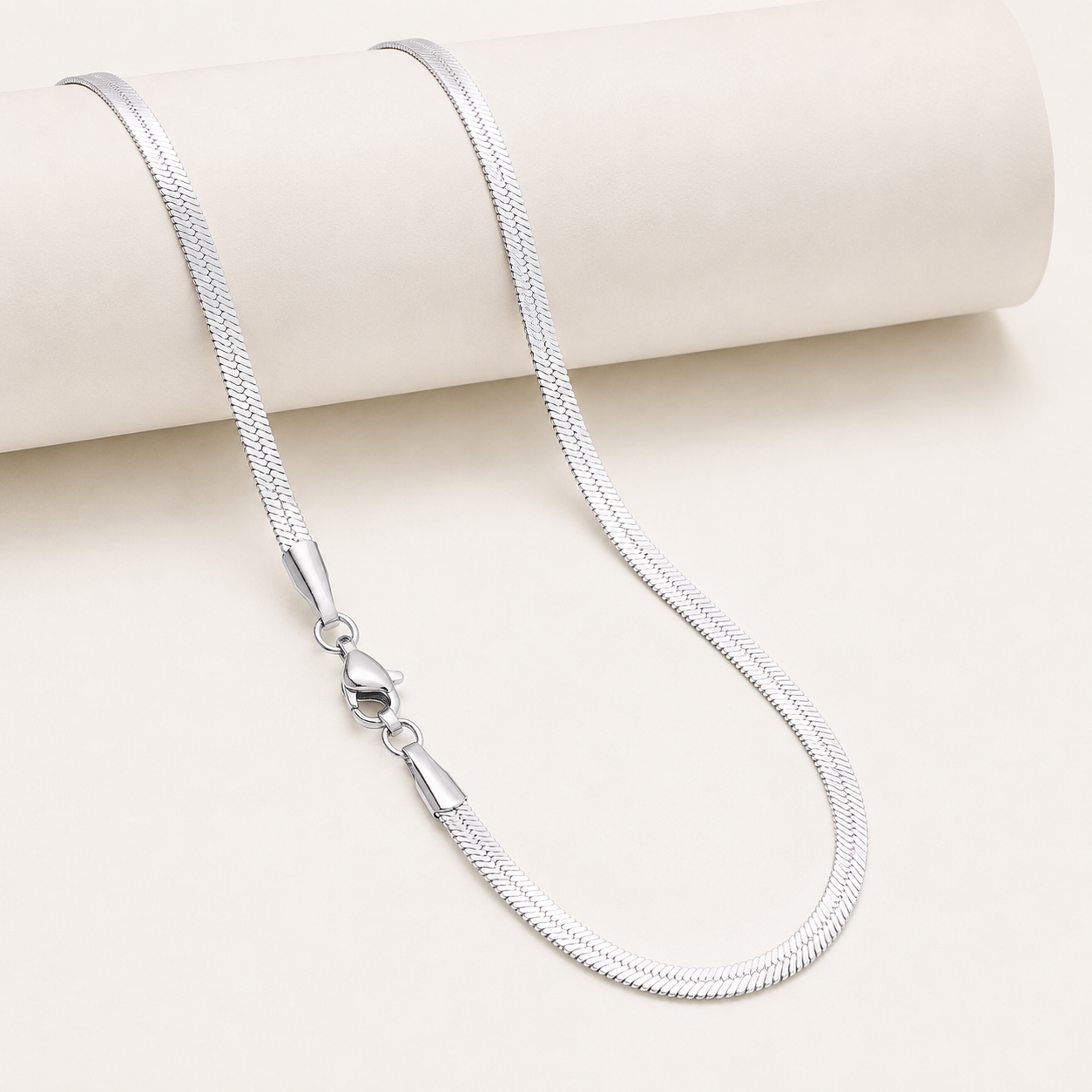 3mm Snake Chain Necklace – 17.7"