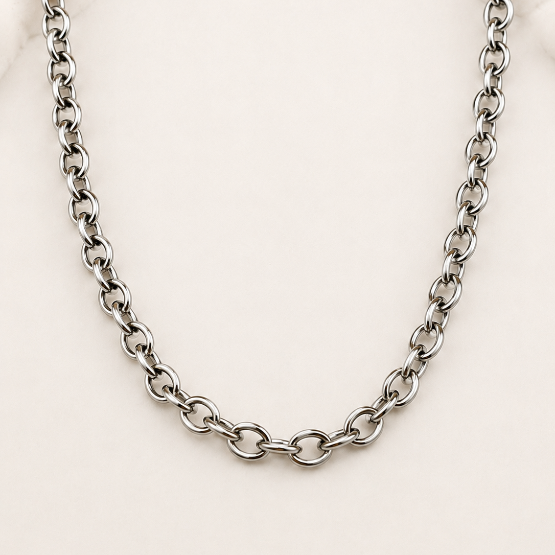 Oval Cable Chain - Multiple Sizes (By the Foot)