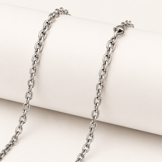 4mm Cable Chain Necklace - 23.7"