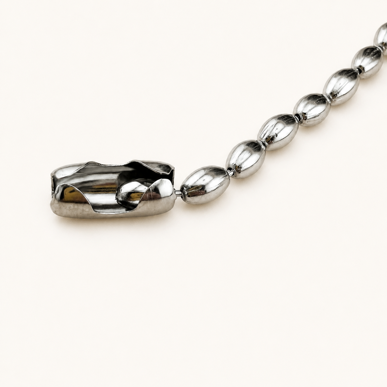 Rice Bead Ball Chain – Multiple Sizes (By the Foot)